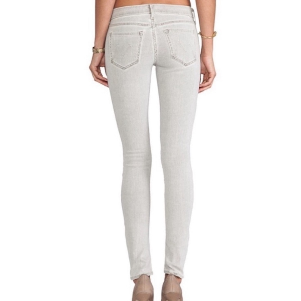 ✨ MOTHER The Looker Pop Gray Skinny Jeans - Picture 2 of 10